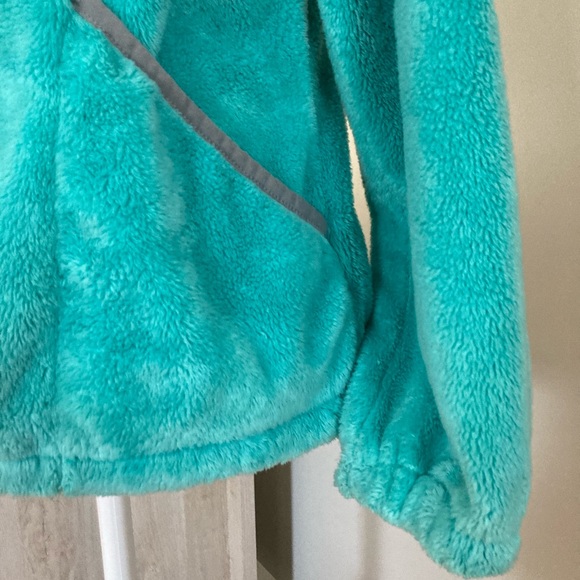 The North Face Teal/Gray Fleece Full Zip Jacket - Picture 3 of 8